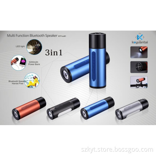 Wireless Bluetooth 4.1 Outdoor Speaker,5V1A output power with 8 hour playtime ,led light,charging for phone ,emergency light